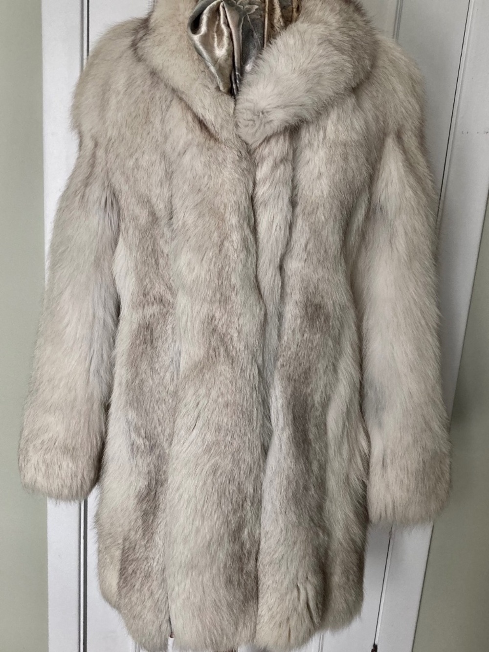 Norwegian fox fur jacket, size M